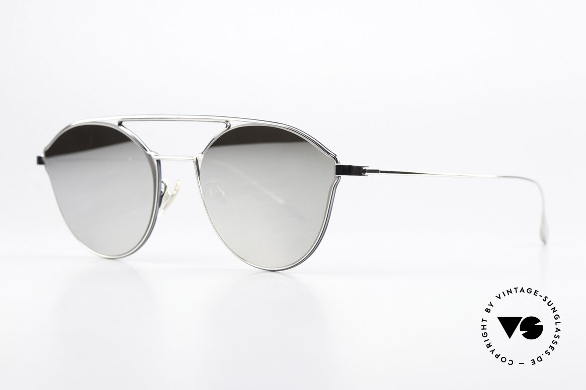 Yuichi Toyama US-016 Silver Mirrored Sun Lenses, design, comfort & workmanship at a TOP level, Made for Women