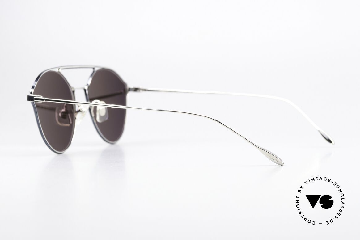 Yuichi Toyama US-016 Silver Mirrored Sun Lenses, silver mirrored sun lenses for 100% UV protection, Made for Women