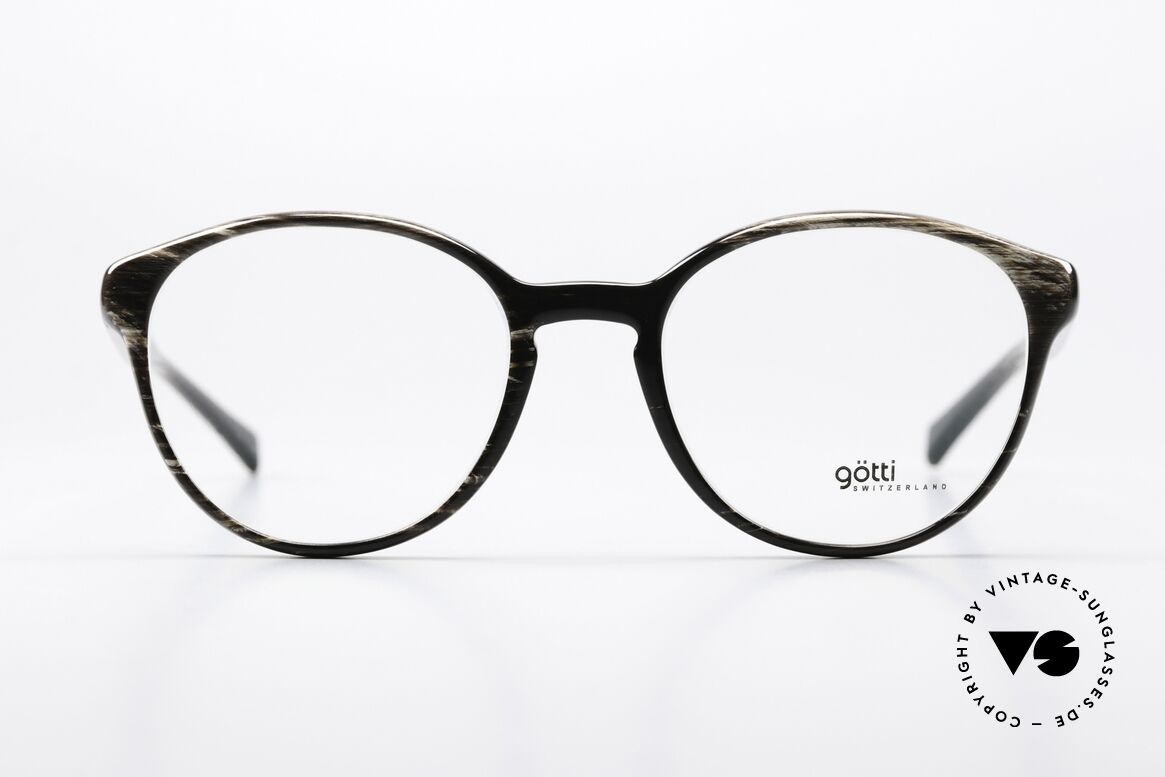 Götti Basti 1200€ Retail Price In 2016, Goetti Basti BM horn eyeglasses in size 47-19, 135, Made for Women