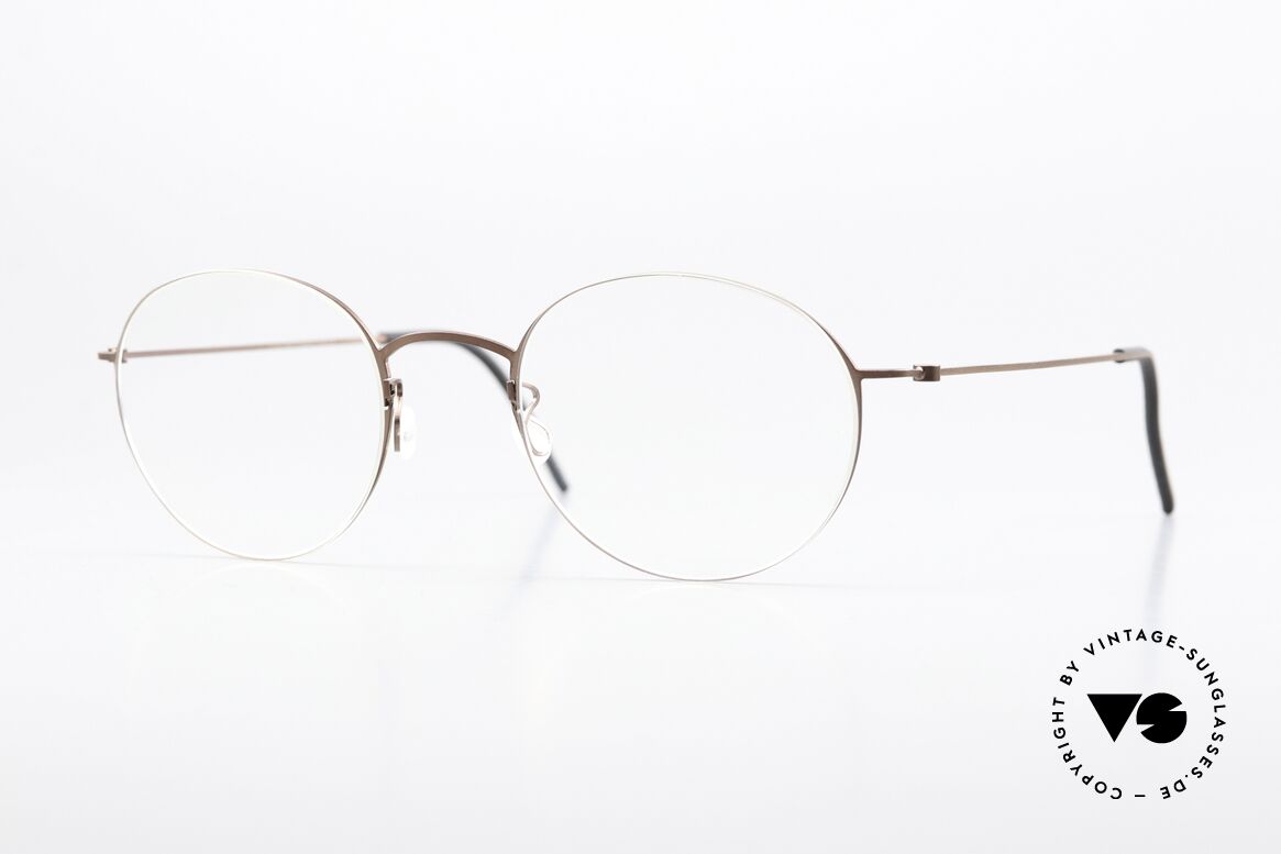 Lindberg 5504 Thintanium Thin Titanium Panto Frame, round Lindberg Thintanium, mod. 5504, size 51/23, Made for Men and Women