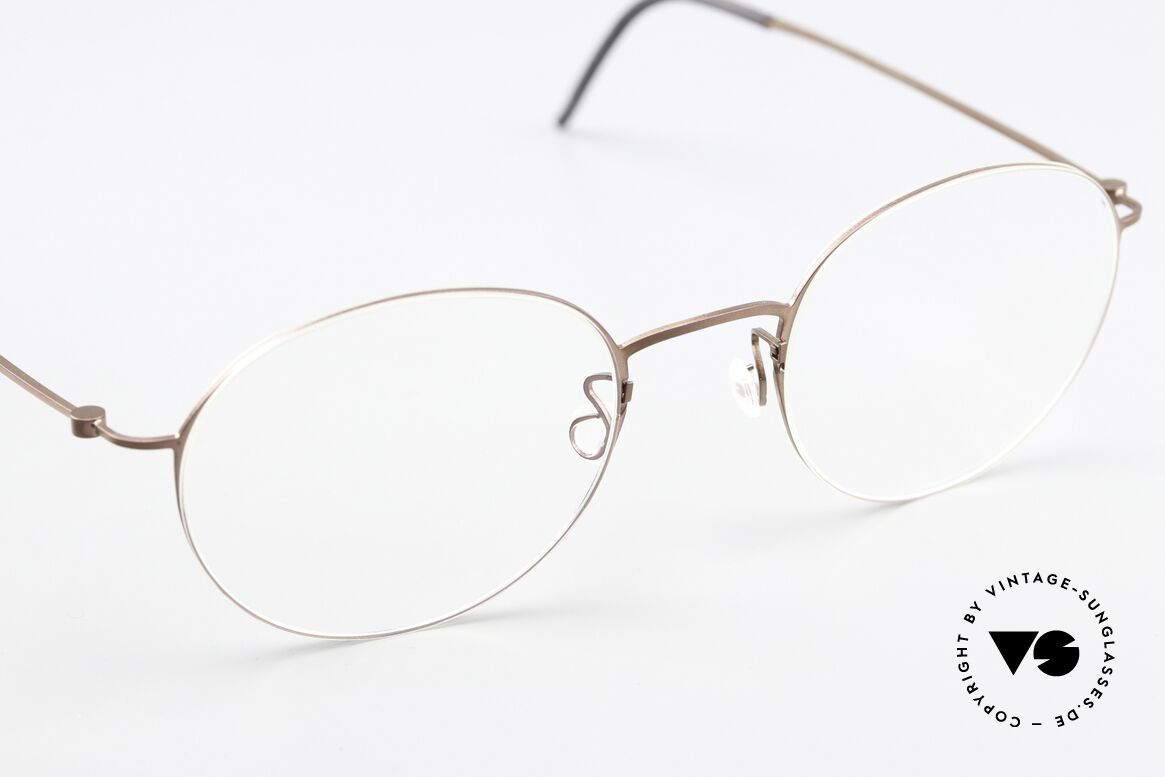 Lindberg 5504 Thintanium Thin Titanium Panto Frame, unworn designer piece with original Lindberg case, Made for Men and Women
