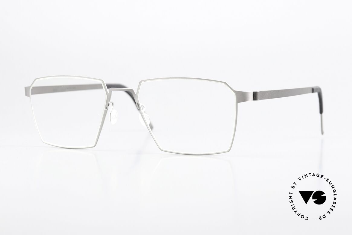 Lindberg 9628 Strip Titanium Square Titanium Frame, striking LINDBERG Strip Titanium designer specs, Made for Men and Women