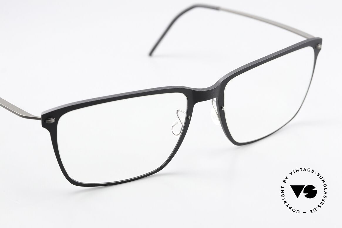 Lindberg 6505 NOW Matt Black And Dark Gray, can already be described as 'vintage Lindberg' frame, Made for Men and Women