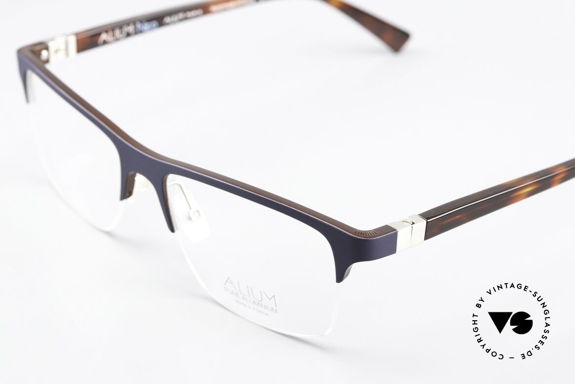Face a Face Alium Neo 1 Men's Frame Semi Rimless, made of aluminum and with flexible spring hinges, Made for Men
