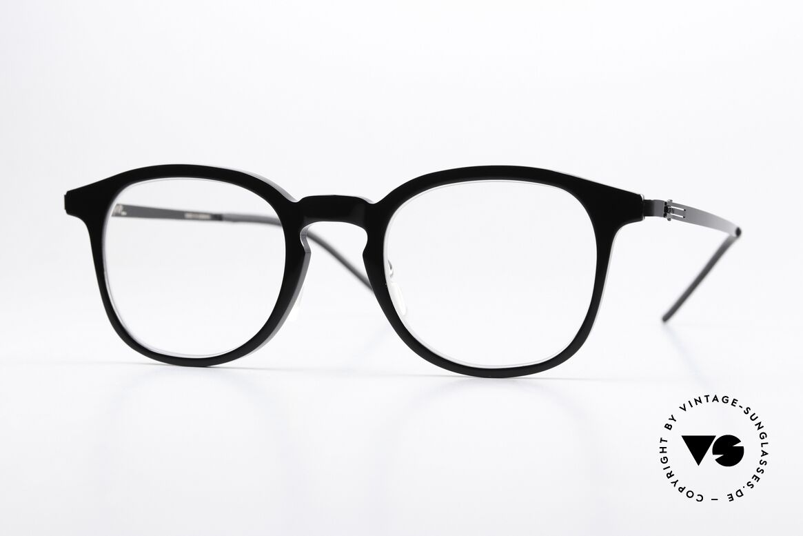 ByWP Wolfgang Proksch BY19 Avant-Garde Panto Glasses, ByWP BY19001BLK-MB, large size 47-22, 145mm, Made for Men and Women