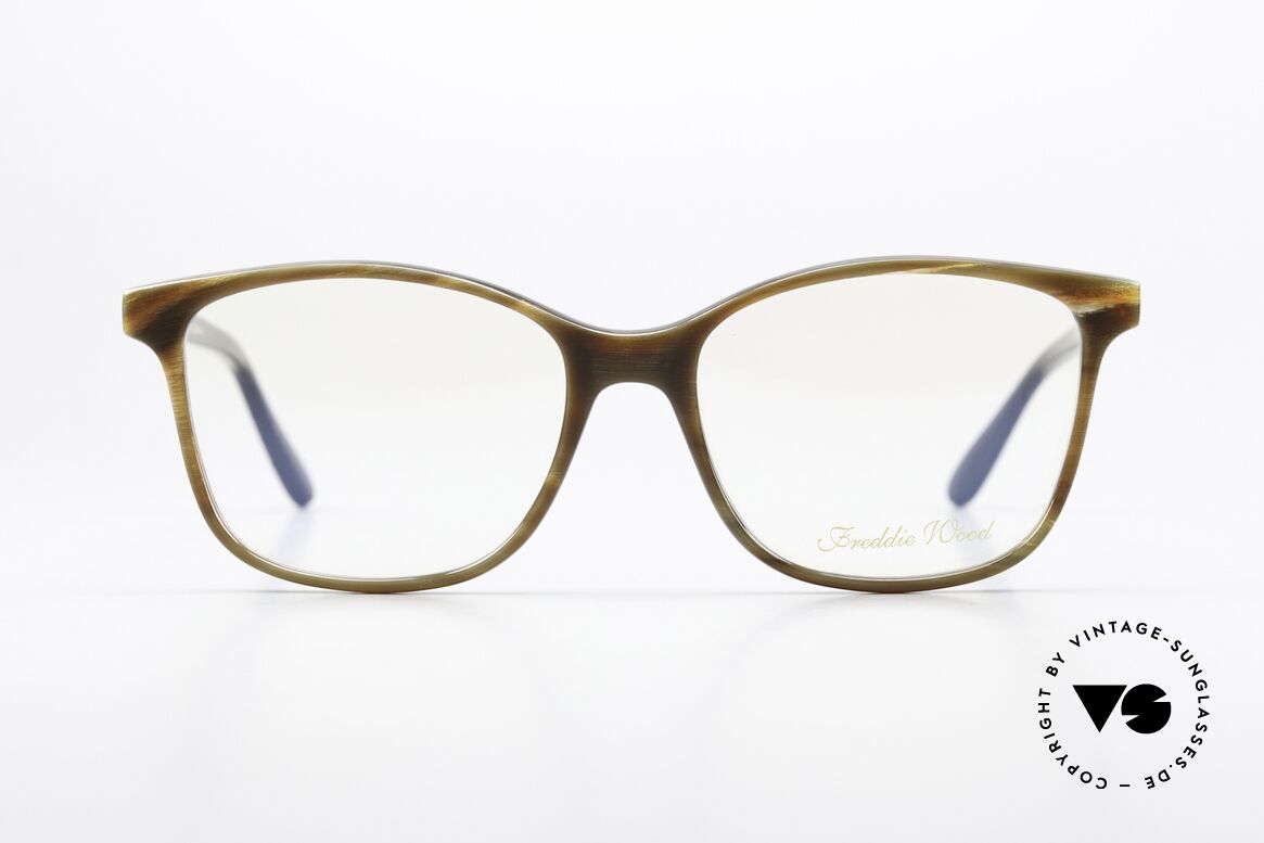 Freddie Wood CL1 Elegant Buffalo Horn Specs, Luxury glasses, model CL-SL 1, C2, in size 54-17, Made for Women