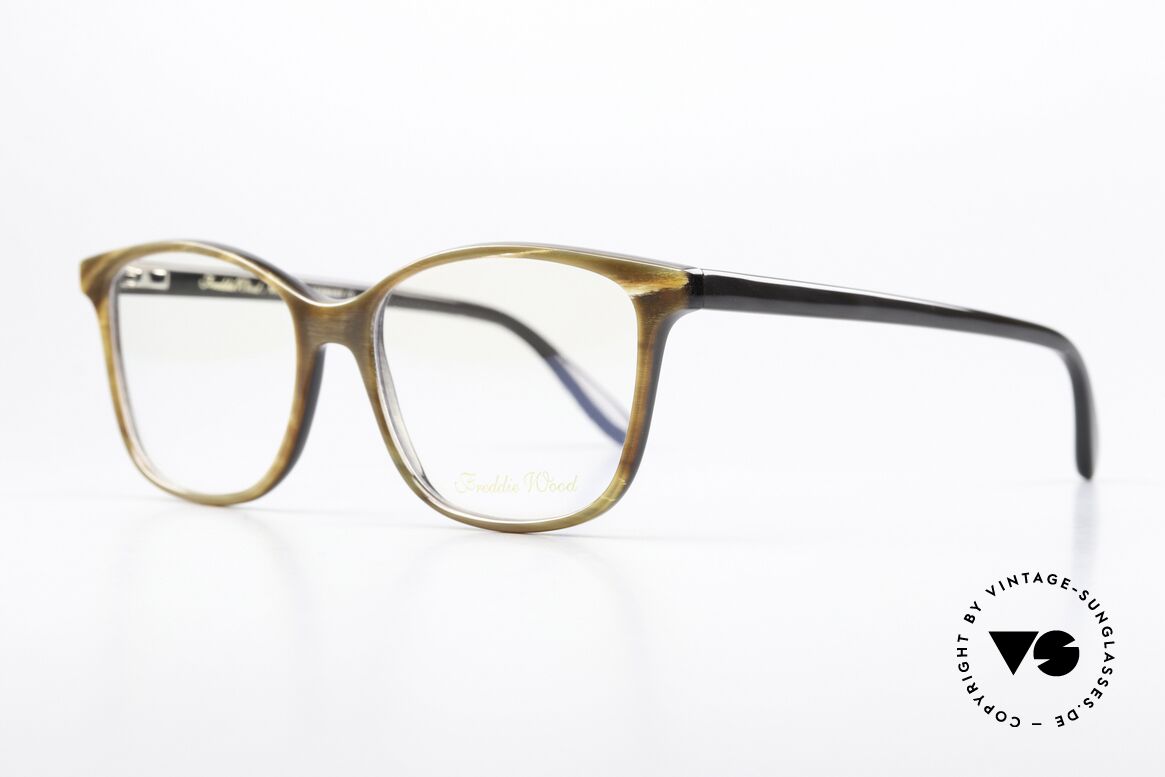 Freddie Wood CL1 Elegant Buffalo Horn Specs, a treasure from Munich for ladies; unique piece!, Made for Women