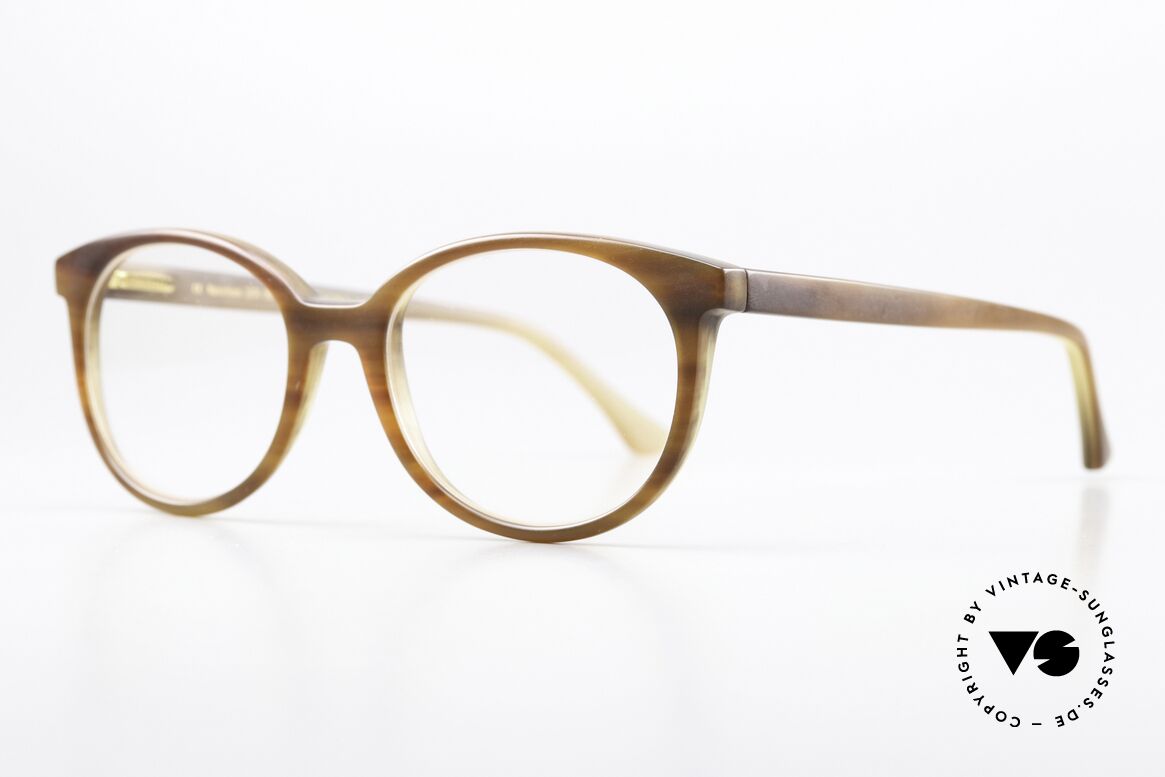 Hoffmann 2274 Glasses Made Of Real Horn, made from natural materials and with spring hinges, Made for Women