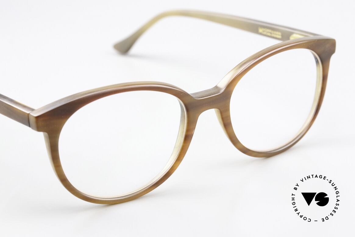 Hoffmann 2274 Glasses Made Of Real Horn, the pure understatement (there is no brand logo at all), Made for Women
