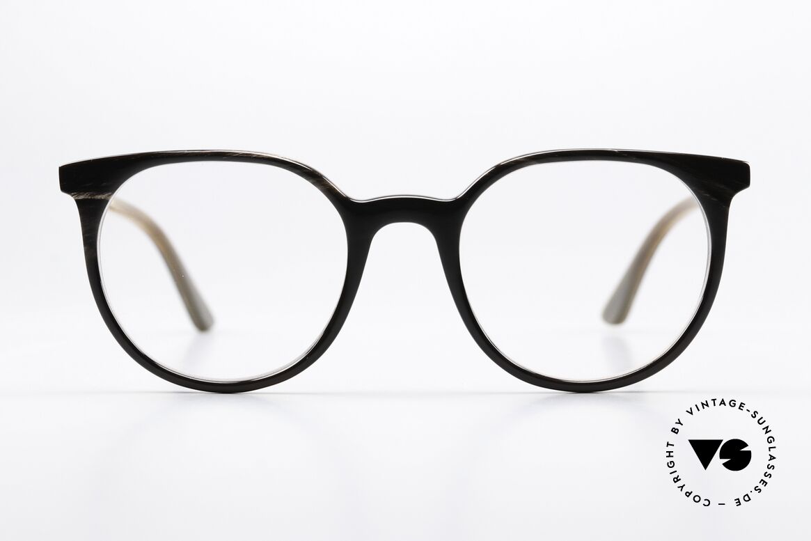 Hoffmann 2283 Specs Made Of Natural Horn, ladies eyeglasses by Hoffmann, handmade in Germany, Made for Women