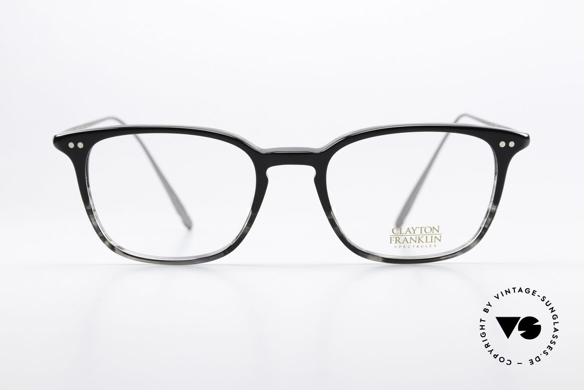 Clayton Franklin 764 Timless Eyewear Titanium, brand named after the inventor of bifocal glasses, Made for Men and Women