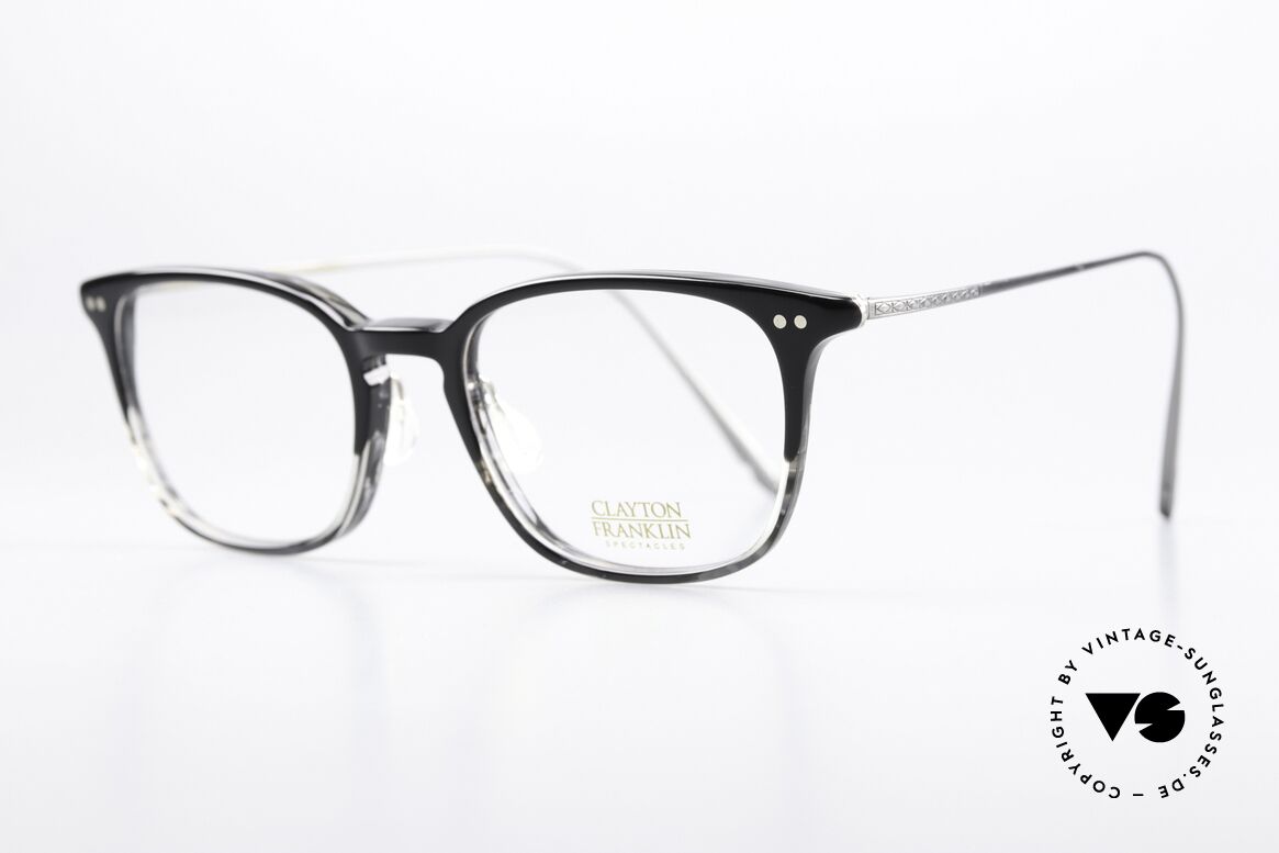 Clayton Franklin 764 Timless Eyewear Titanium, Benjamin Franklin (founding father of the USA), Made for Men and Women