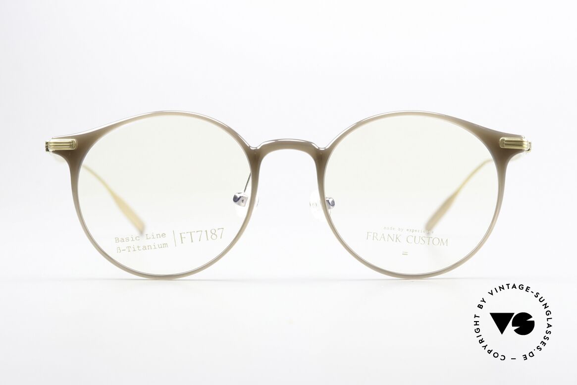 Frank Custom FT7187 Panto Eyewear Titanium, the Korean eyewear brand in TOP-NOTCH quality!, Made for Men and Women