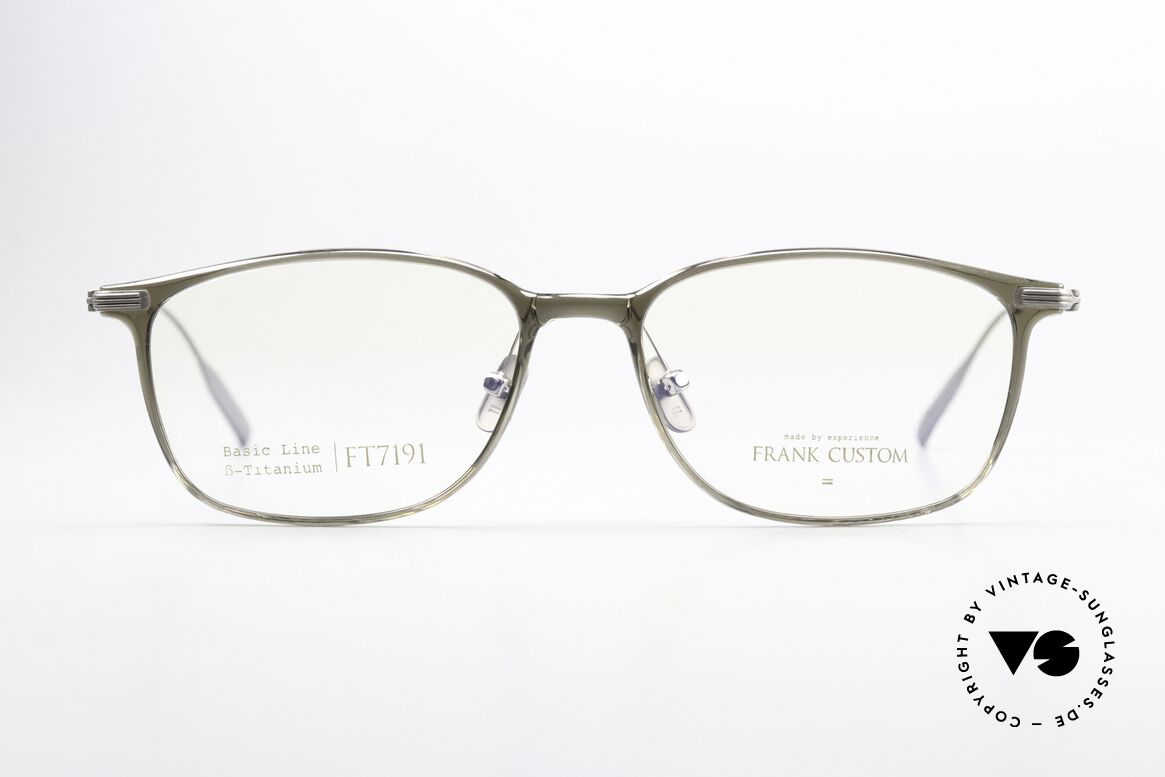 Frank Custom FT7191 Unisex Eyewear Titanium, the Korean eyewear brand in TOP-NOTCH quality!, Made for Men and Women