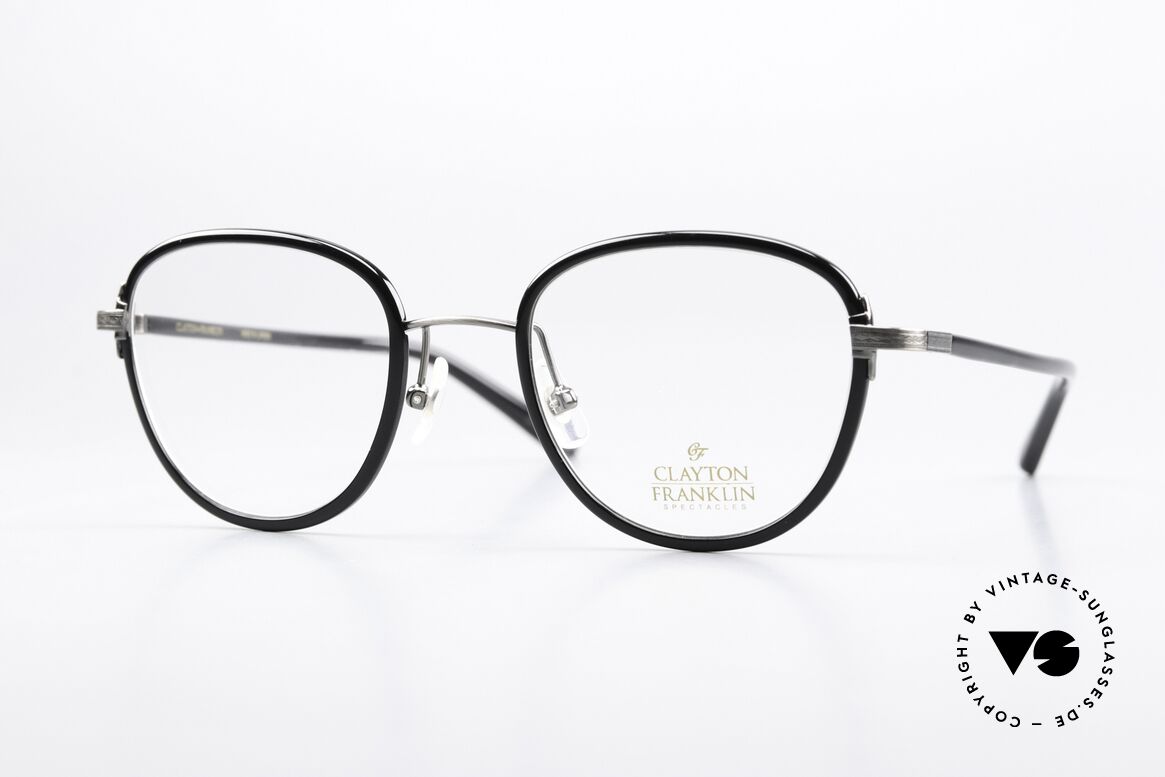 Clayton Franklin 620 Insider Frame Made In Japan, Clayton Franklin Spectacles, 620, size 48-22, 145, Made for Men and Women