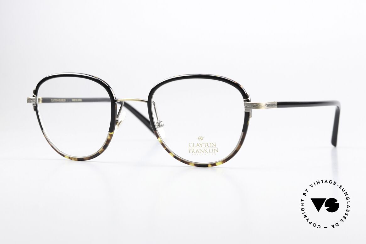 Clayton Franklin 620 Insider Specs Made In Japan, Clayton Franklin Spectacles, 620, size 48-22, 145, Made for Men and Women