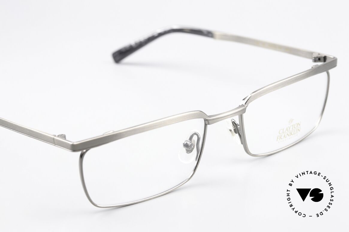 Clayton Franklin 567 Antique Metal Brushed Frame, design aesthetics with Japanese craftsmanship, Made for Men and Women