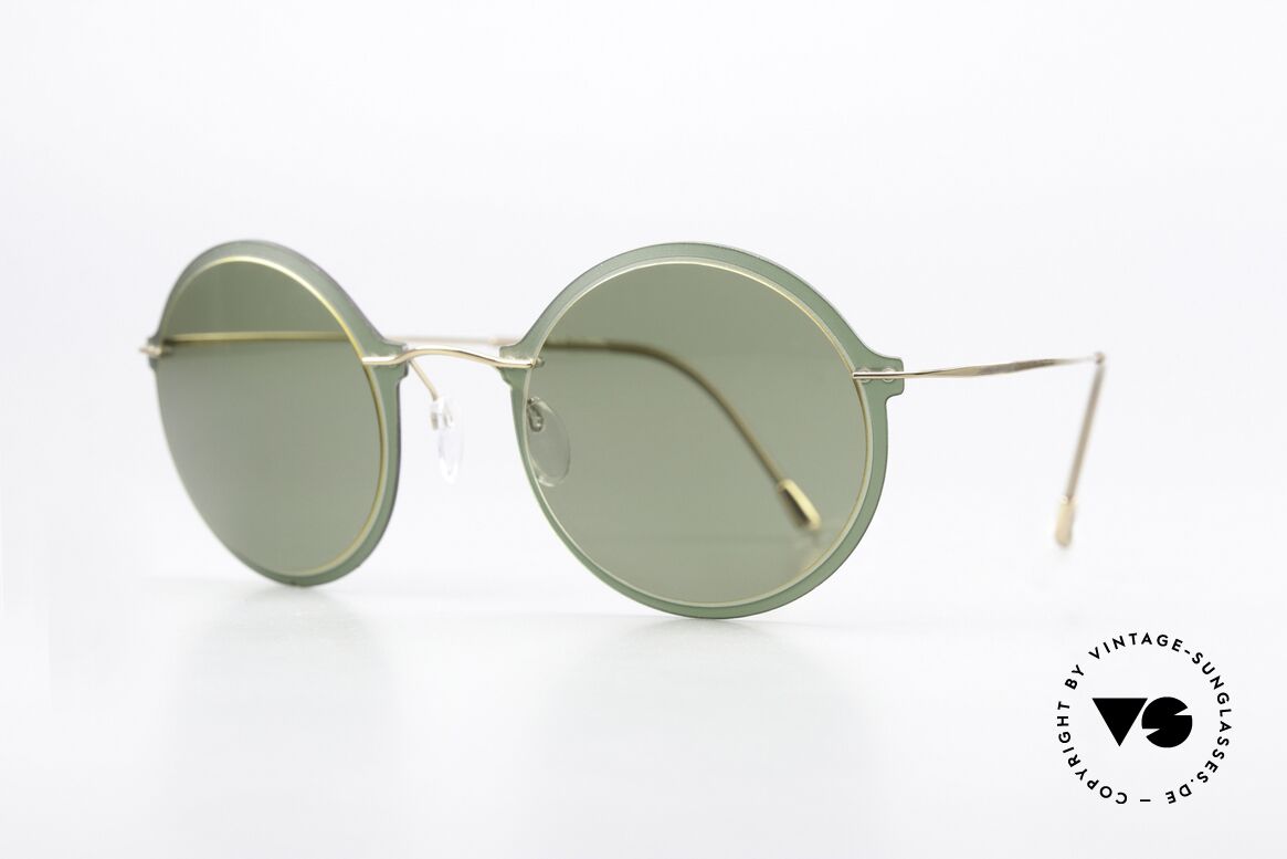 Silhouette 9908 Minimalist Sunglasses Round, based on that of the legendary Titan Minimal Art, Made for Men and Women