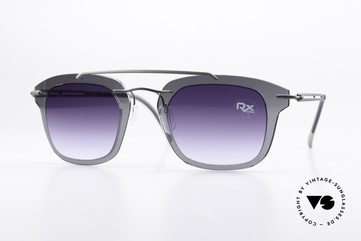Silhouette 8690 Titan Frame Plastic Front, Silhouette sunglasses; model 8690, 60, 6235, Made for Men and Women