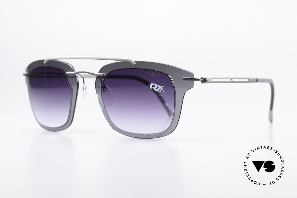 Silhouette 8690 Titan Frame Plastic Front, lightweight, minimalist sunglasses (only 14g), Made for Men and Women