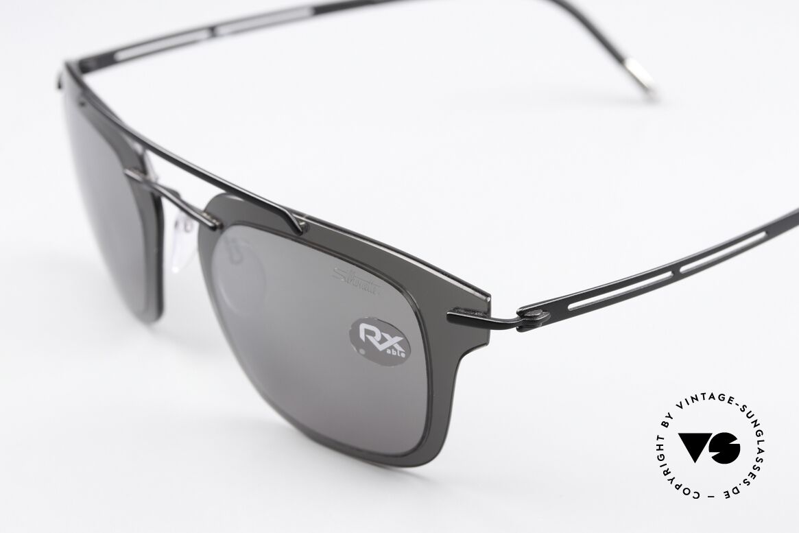 Silhouette 8690 Explorer Line Extension Serie, rimless titanium frame with plastic lens front, Made for Men and Women