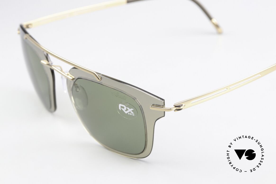 Silhouette 8690 Titan Plastic Combination, rimless titanium frame with plastic lens front, Made for Men and Women