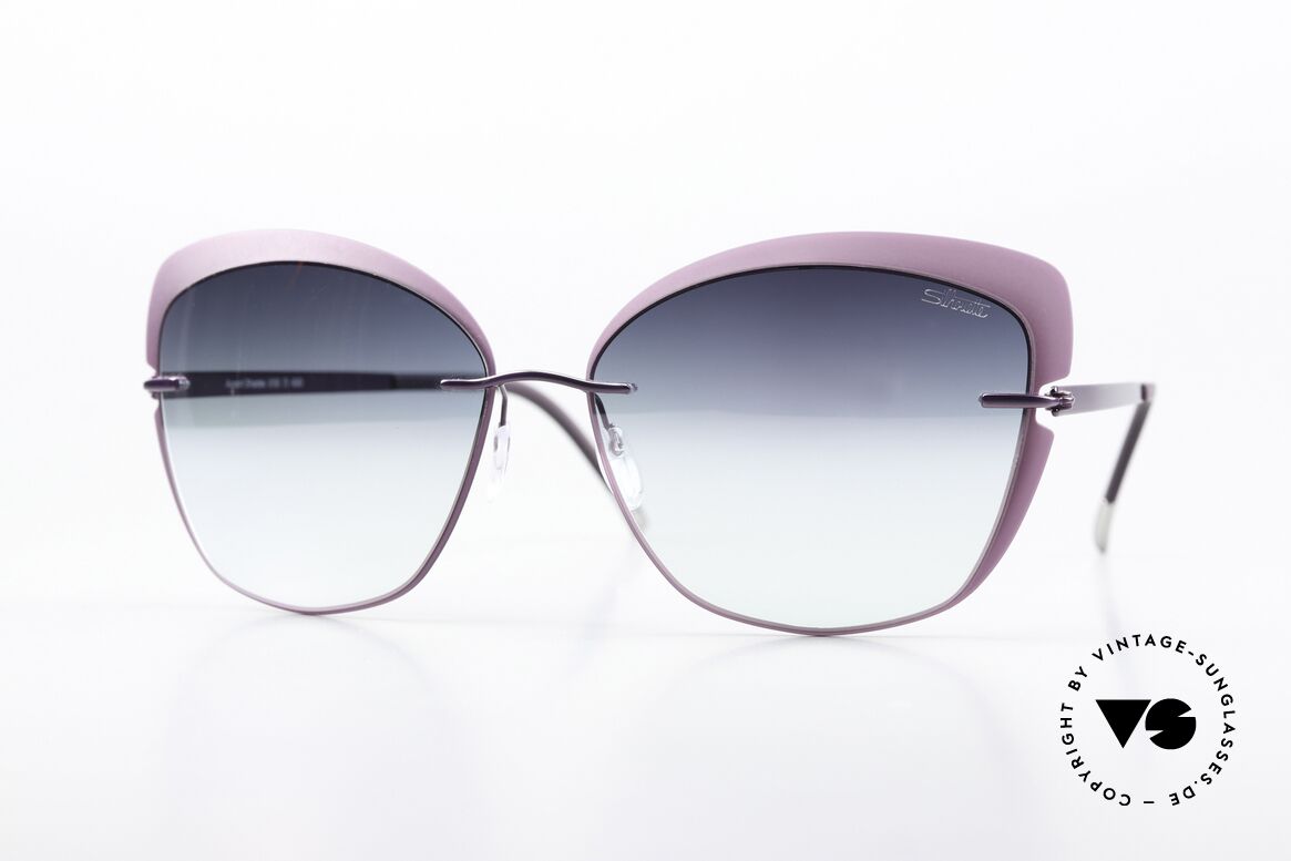 Silhouette 8166 With Mirrored Sun Lenses, Silhouette sunglasses; model 8166, 75, 4040, Made for Women