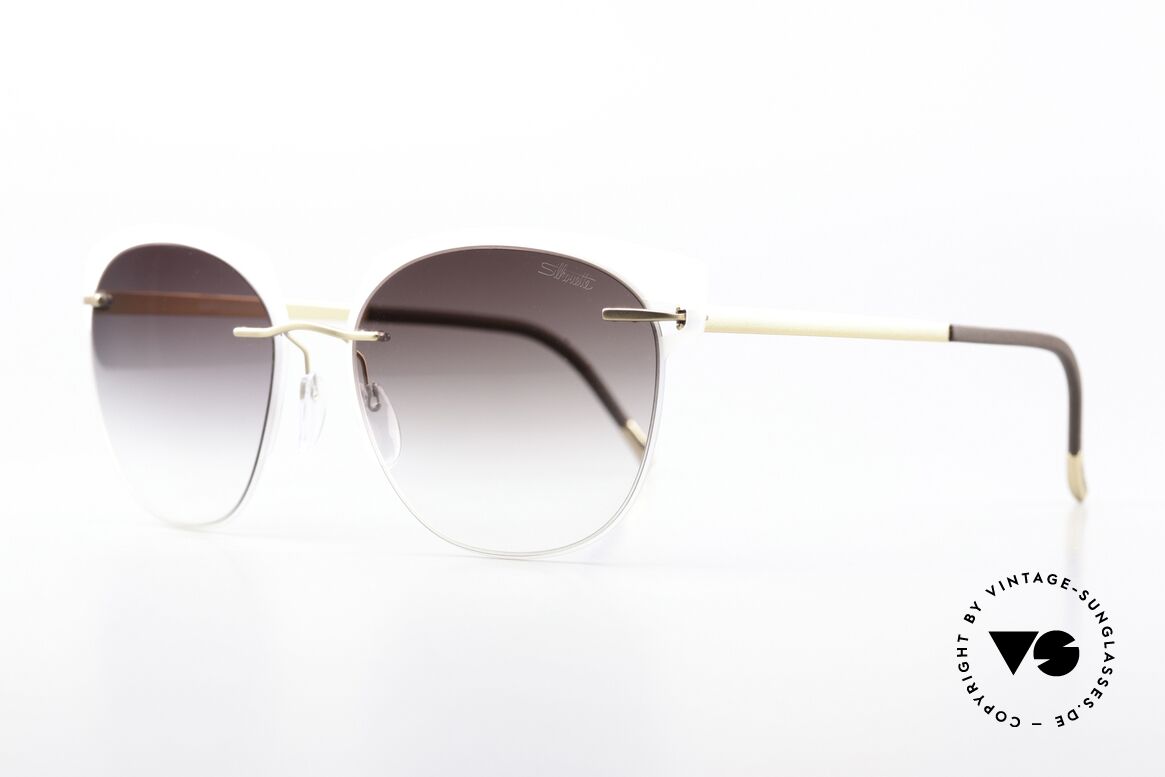 Silhouette 8702 Women's Sunglasses Titan, lightweight, minimalist sunglasses (only 14g), Made for Women