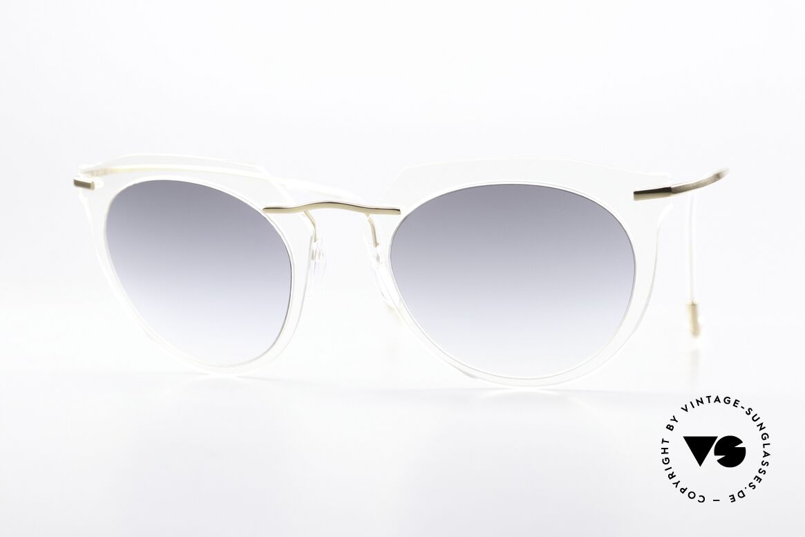 Silhouette 9909 Crystal Clear Sunglasses, lightweight, minimalist sunglasses by Silhouette, Made for Women