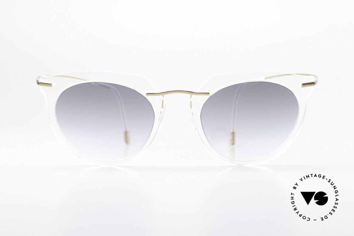 Silhouette 9909 Crystal Clear Sunglasses, mod. 9909 in collaboration with Arthur Arbesser, Made for Women