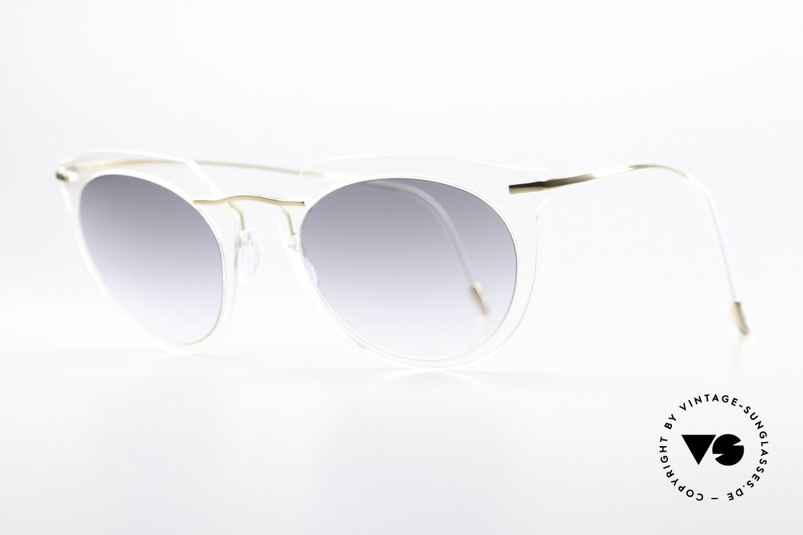 Silhouette 9909 Crystal Clear Sunglasses, based on that of the legendary Titan Minimal Art, Made for Women