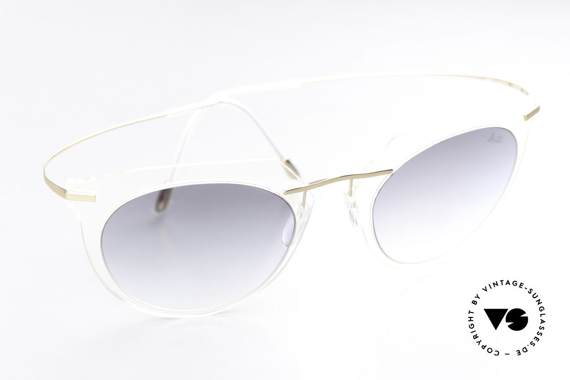 Silhouette 9909 Crystal Clear Sunglasses, unworn pair; stylish & timeless at the same time, Made for Women