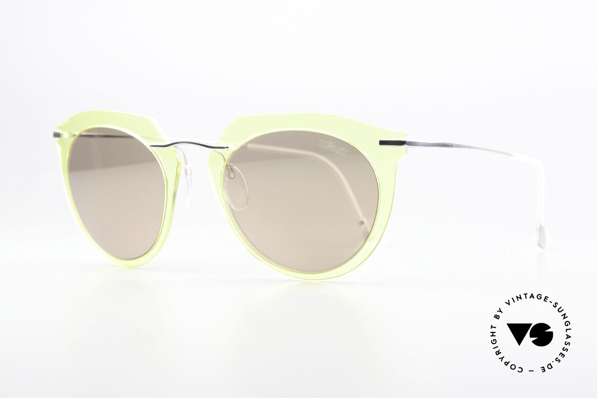 Silhouette 9909 Arthur Arbesser Shades, based on that of the legendary Titan Minimal Art, Made for Women