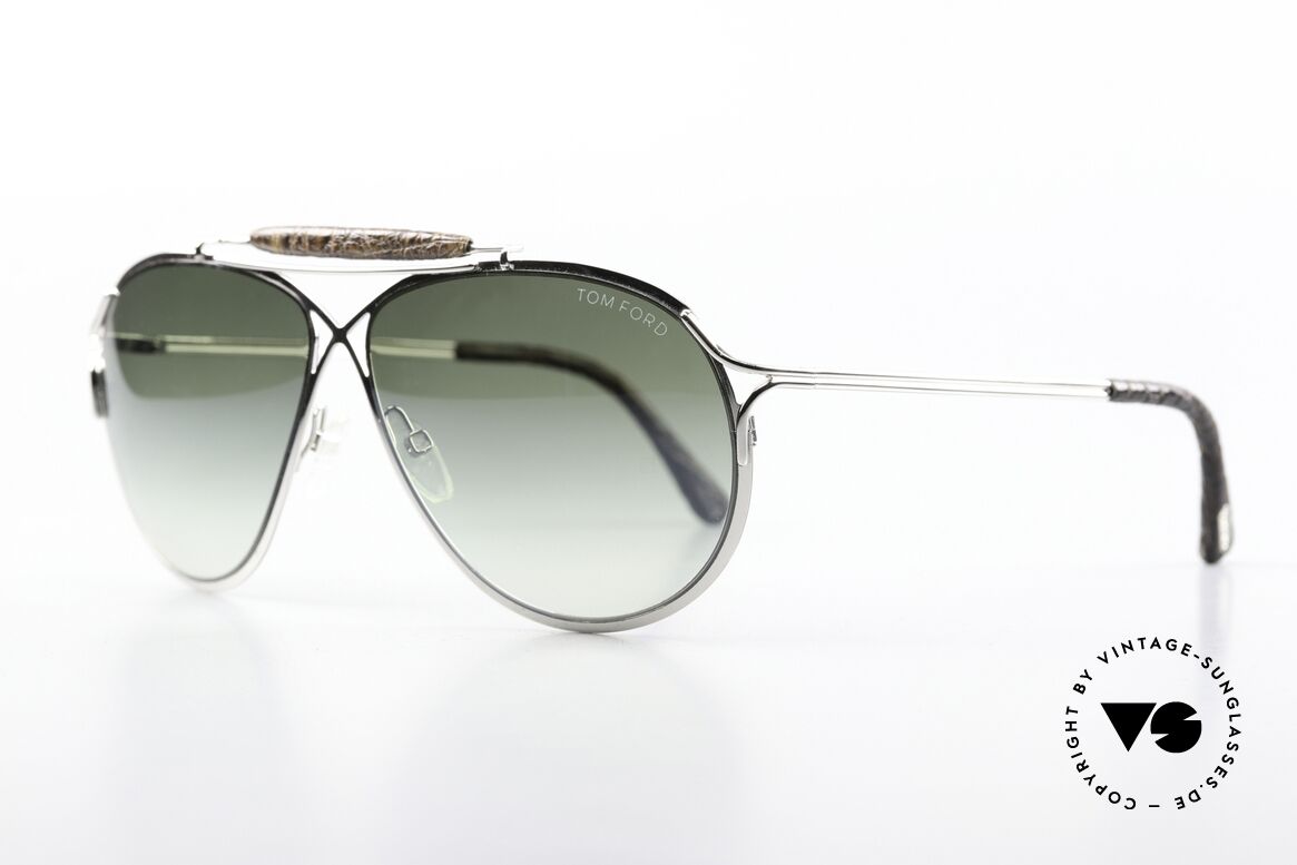 Tom Ford TF302 Alexander Crocodile Leather From Bolivia, with fine crocodile leather from Bolivia; certified, Made for Men
