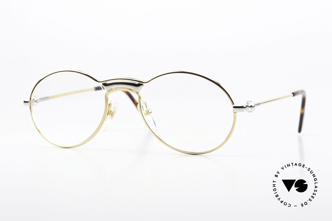 Aston Martin AM01 Oval Frame Rare 51mm Size, Aston Martin eyeglasses, model AM-01; in size 51/20, Made for Men