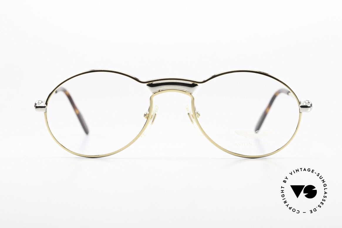 Aston Martin AM01 Oval Frame Rare 51mm Size, 1st model of the 1990s Aston Martin Eyewear series!, Made for Men
