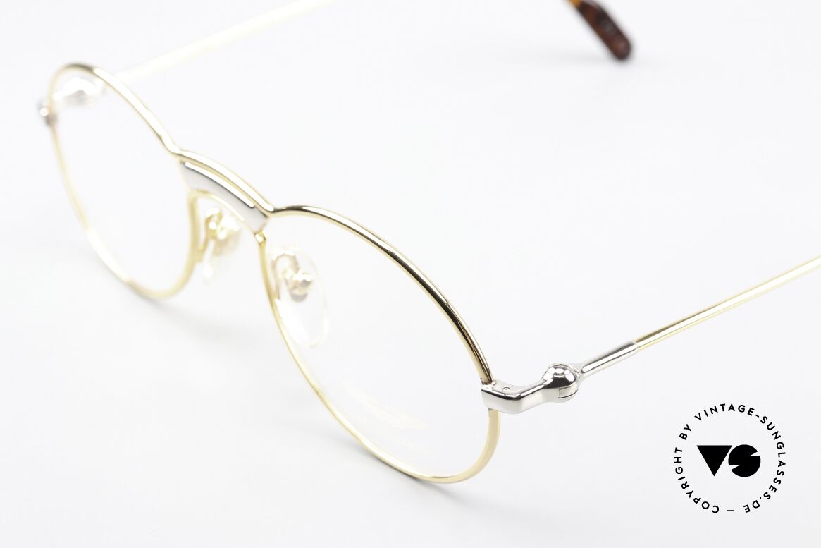 Aston Martin AM01 Oval Frame Rare 51mm Size, costly platinum-plated & 22ct gold plated metal frame, Made for Men