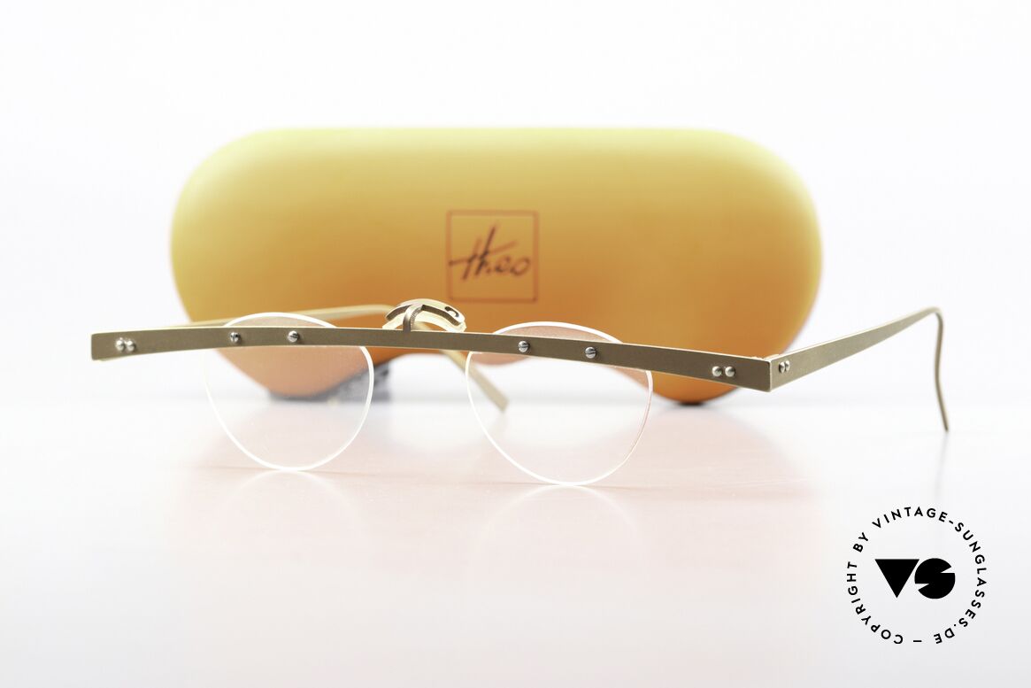 Theo Belgium Tita IV 9 Extraordinary Vintage Glasses, Size: extra large, Made for Men and Women