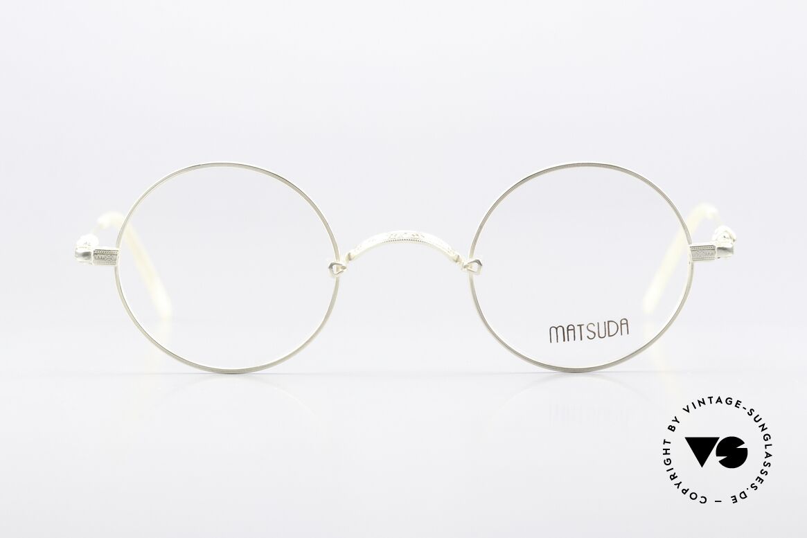 Matsuda 2869 Round 90's Vintage Glasses, MATSUDA = a synonym for elaborate craftsmanship, Made for Men and Women