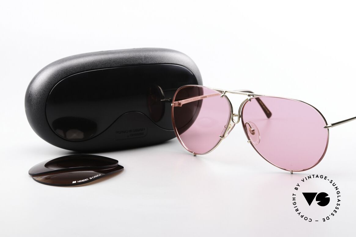 Porsche 5623 Uniquely Customized Pink, a 40 year old unique piece and NOT RETRO sunglasses!, Made for Men and Women