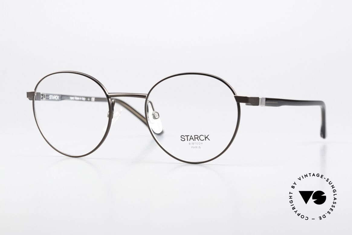 Starck Eyes SH2042 High Tech Panto Eyeglasses, Starck Eyes glasses SH2042 0004, size 49/21, 145mm, Made for Men and Women
