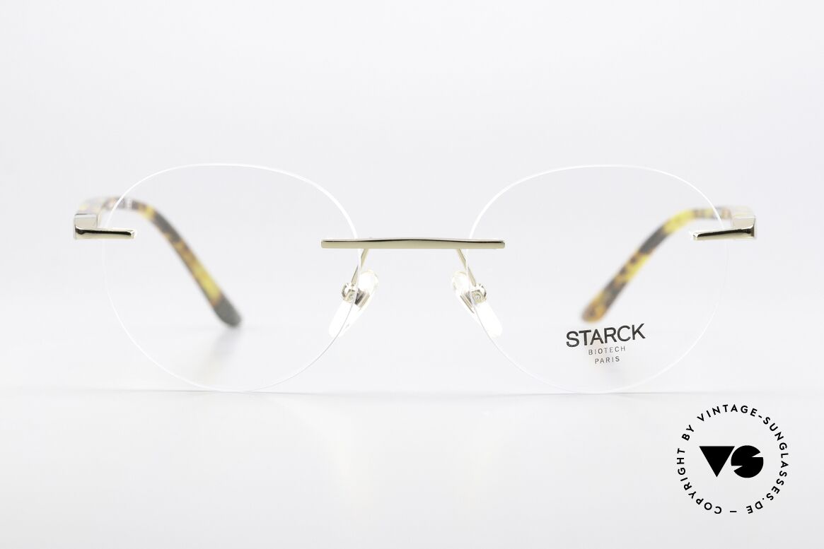 Starck Eyes SH2024 BioTech Rimless Glasses, Philippe Starck combines aesthetics & functionality, Made for Men and Women