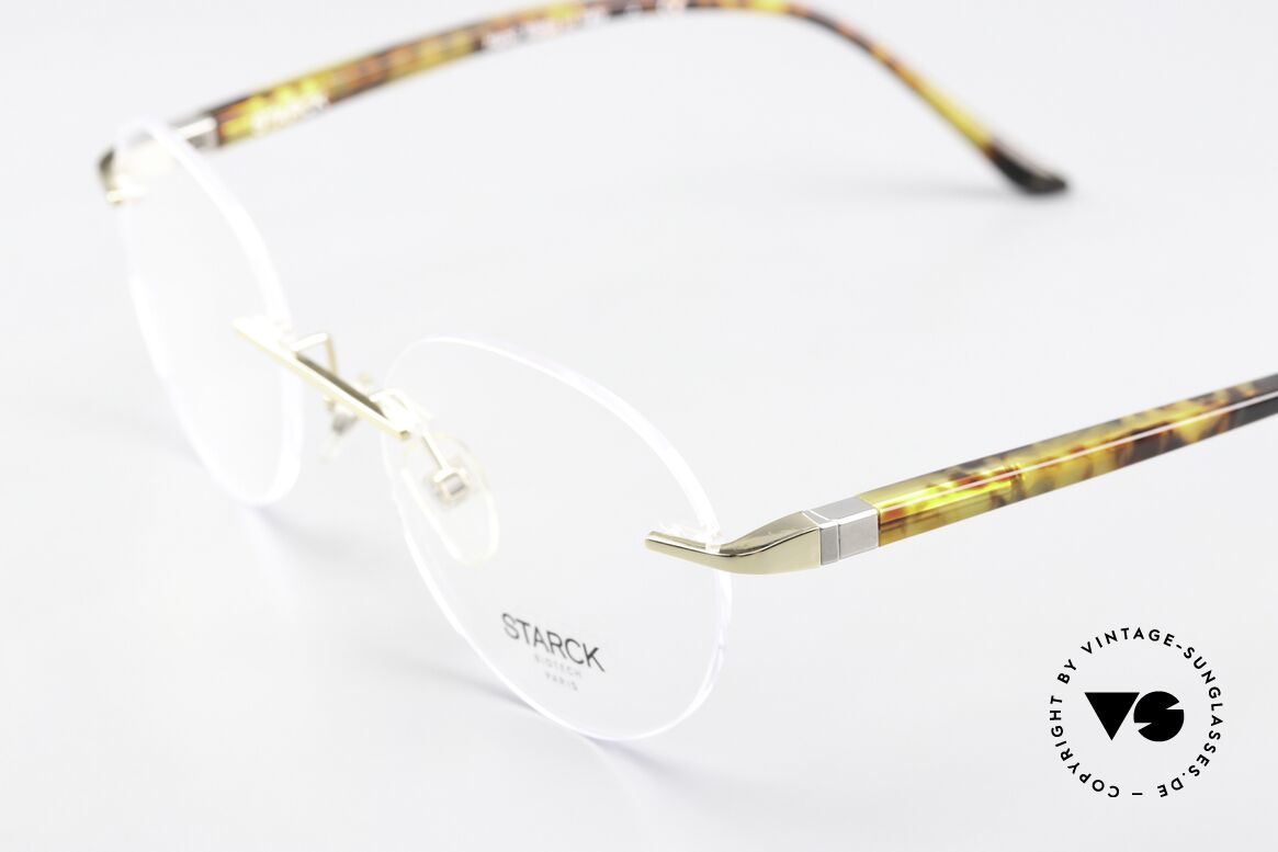 Starck Eyes SH2024 BioTech Rimless Glasses, idea inspired by the human shoulder joint / clavicle, Made for Men and Women