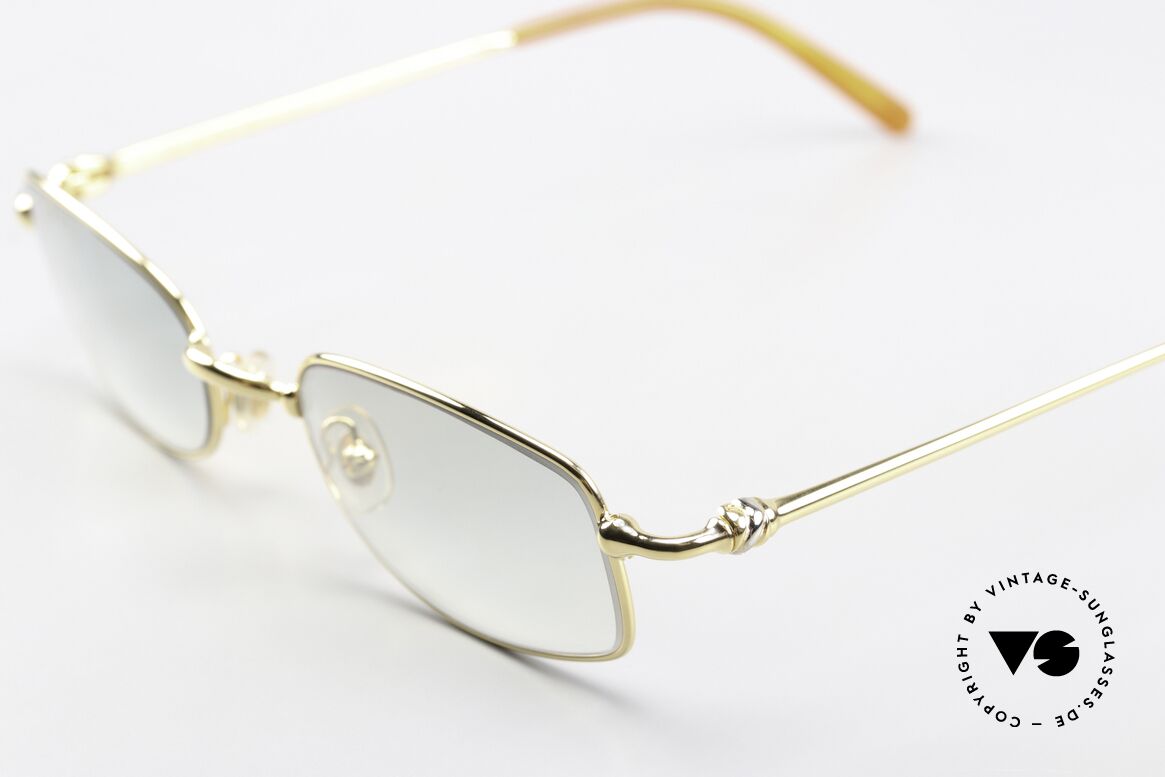 Cartier Sadir 22ct Thin Rim Collection, unworn with light green gradient lens (100% UV protect.), Made for Men and Women