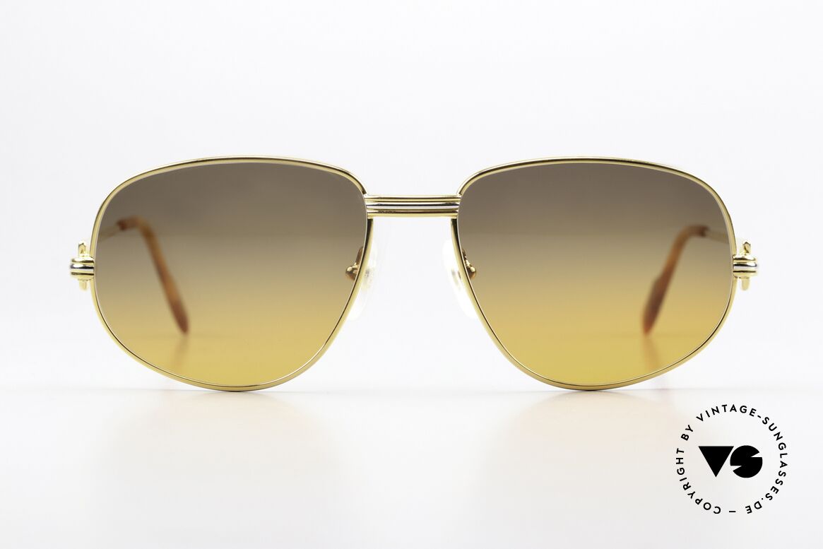 Cartier Romance LC - S Luxury Sunglasses Gucci Case, vintage Cartier sunglasses; model ROMANCE Louis Cartier, Made for Men and Women