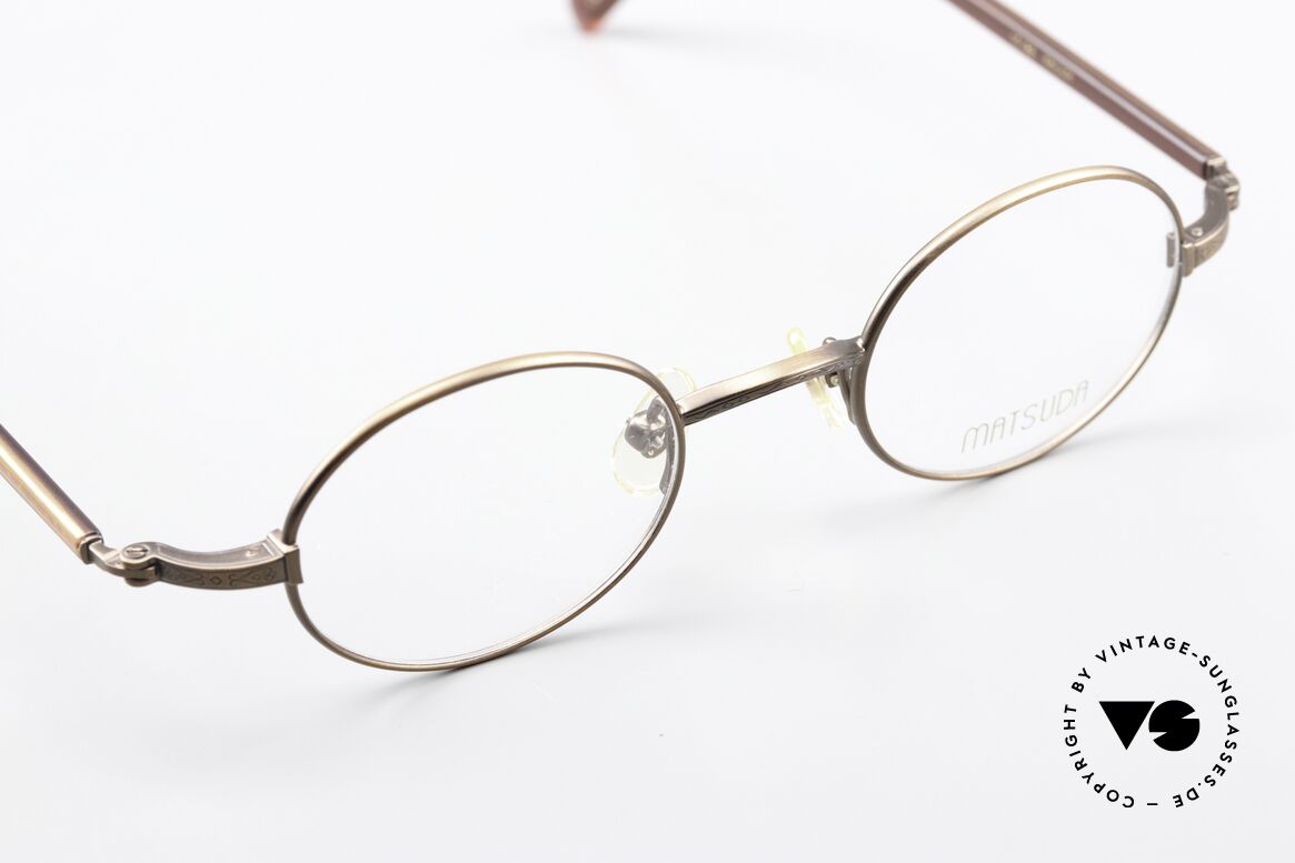 Matsuda 10136 Oval Vintage Eyewear 90's, true craftsmanship (MADE in JAPAN), which takes time!, Made for Men and Women