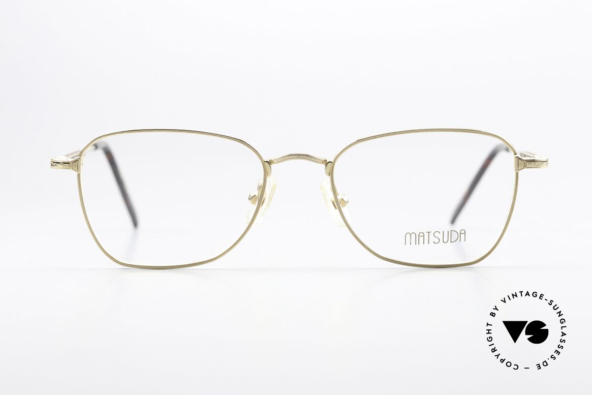 Matsuda 10131 Top Notch Gold Quality, extraordinary eyewear design from the early 1990's!, Made for Men and Women