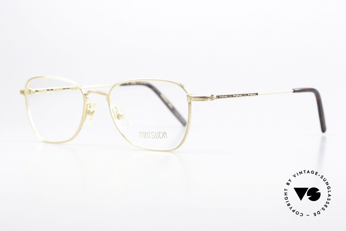 Matsuda 10131 Top Notch Gold Quality, tangible TOP-NOTCH quality of all frame components!, Made for Men and Women