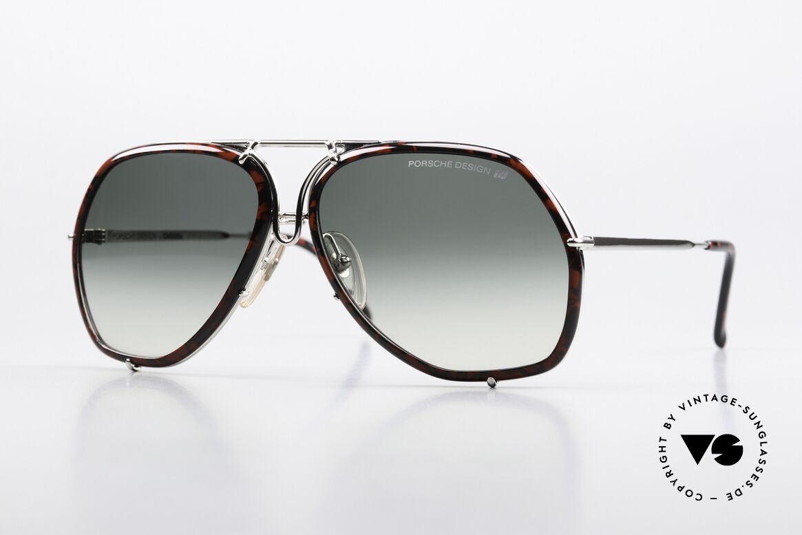 Porsche 5637 Military Style 80's Shades, sporty inventive 80's sunglasses by PORSCHE CARRERA, Made for Men
