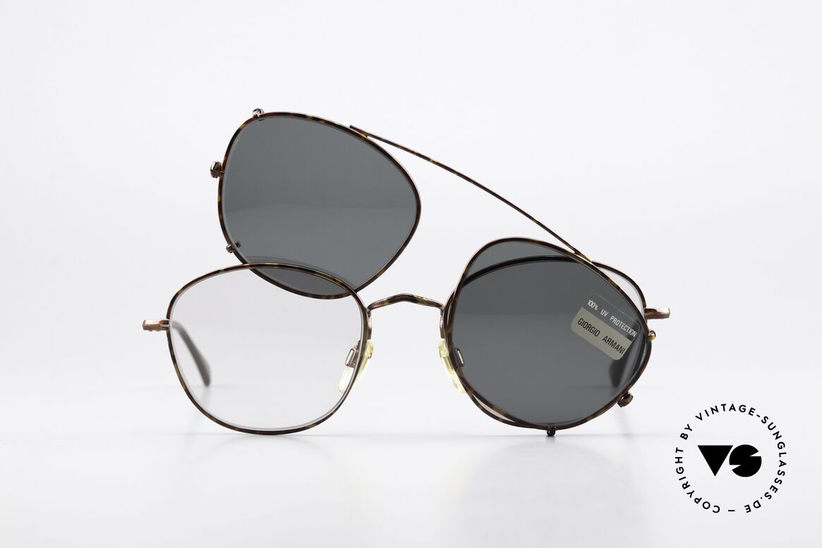 Giorgio Armani 169 Clip On Vintage Eyeglasses, Size: medium, Made for Men and Women